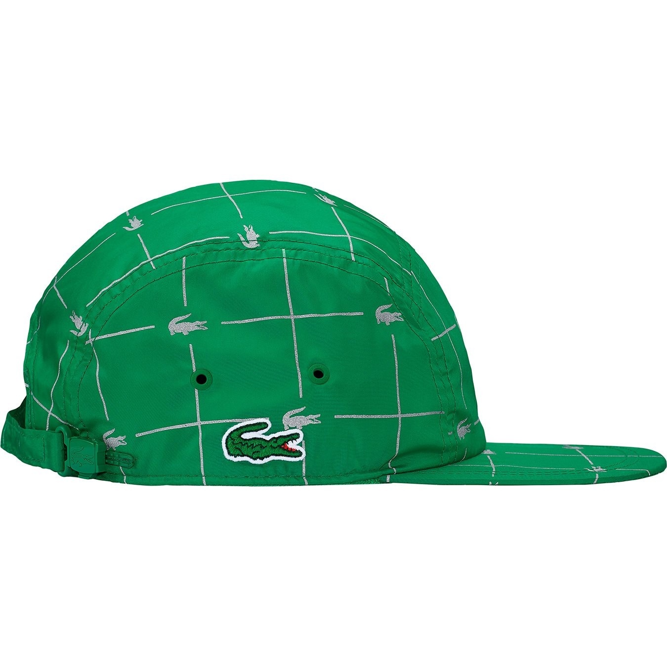 Supreme®/LACOSTE Reflective Grid Nylon Camp Cap view 13